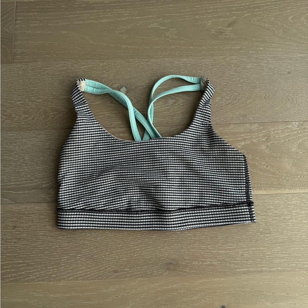 lululemon gingham sports Bra